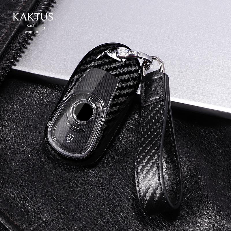 

Carbon Fiber Texture Key Cover for Buick Regal, Encore, Verano, LaCrosse, GL8, Envision