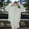 Wenhouu sunscreen clothing men's summer UPF100 + loose breathable sunscreen clothing women's outdoor light and cool sunscreen clothing