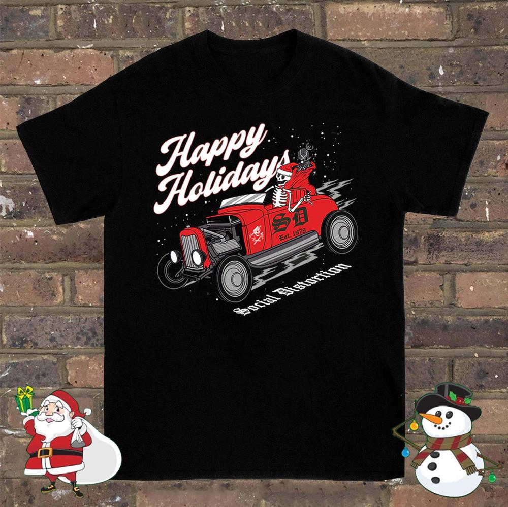 

SOCIAL DISTORTION SHIRT Christmas 2025 Xmas Full Size SEG_295 Unisex T-Shirt L