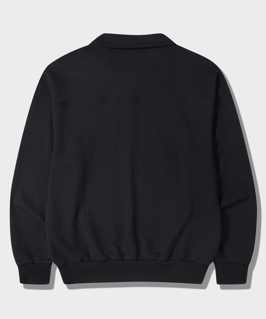 JEEP Oversized Collared Half-Zip Sweatshirt (Jq5Tsu834Bk)
