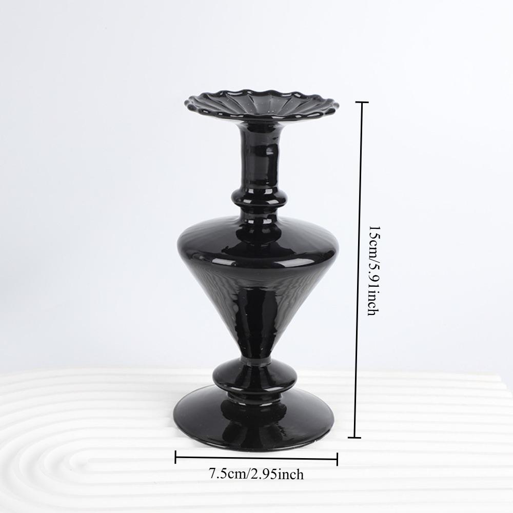 Nordic Style Trangle Strips Glass Vase Living Room Desktop Glass Hydroponic Dry Flower Planter Decorative Ornament Party Gift