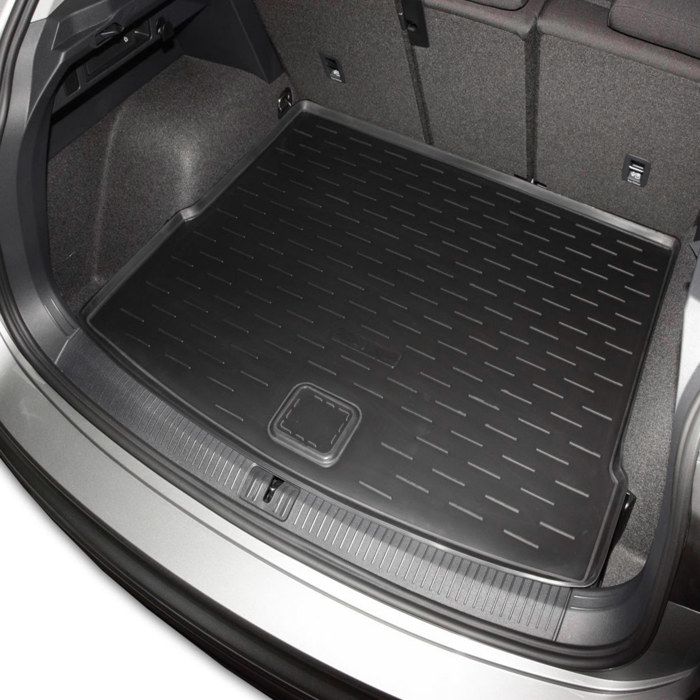 Bac de coffre sur mesure J&J AUTOMOTIVE Toyota Corolla Cross, 2WD depuis 2021, Bords hauts antidérapant, Élastomère TPE