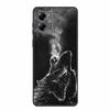 For Motorola Moto G84 5G Case Silicone Soft Wolf Lions Cat Black Bumper Funda Coque for Motorola Moto G54 5G TPU Protective Bag