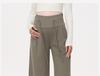 Masanon 2025 Maternity Wide-Leg Drawstring Pants – Comfortable Autumn Wear
