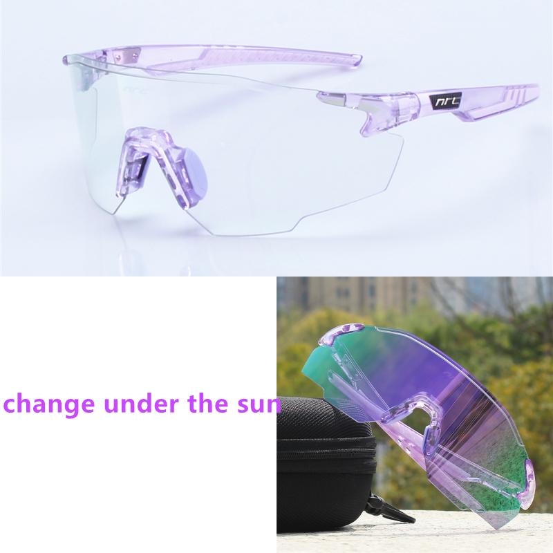 NRC Men Cycling Sunglasses UV400 TR90 Sports Bicycle Glasses MTB Mountain Bike Fishing Hiking Riding Eyewear for Women Sport 7