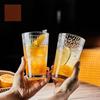 Simple Thickened Straight Glass Cup, Hammer Patterned Juice Beverage Beer Glass, High Aesthetic Water Cup, Party Wine Glasses
