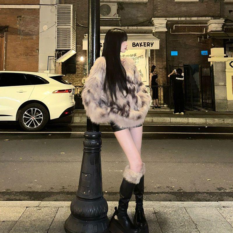 High-End Oberbekleidung Pullover Nerzpullover für Damen Herbst und Winter Lässiger Stil Mittellanges Design Strickpullover Top