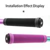 Poignées de Vélo ODI 160mm Étendues Poignée de Guidon de Vélo de Montagne Silicone Antidérapante Manches VTT Ultra-légères Couverture de Vélo Pliant