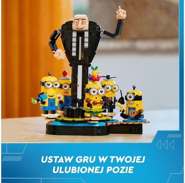 LEGO Despicable Me 75582 cărămizi Gru și minion