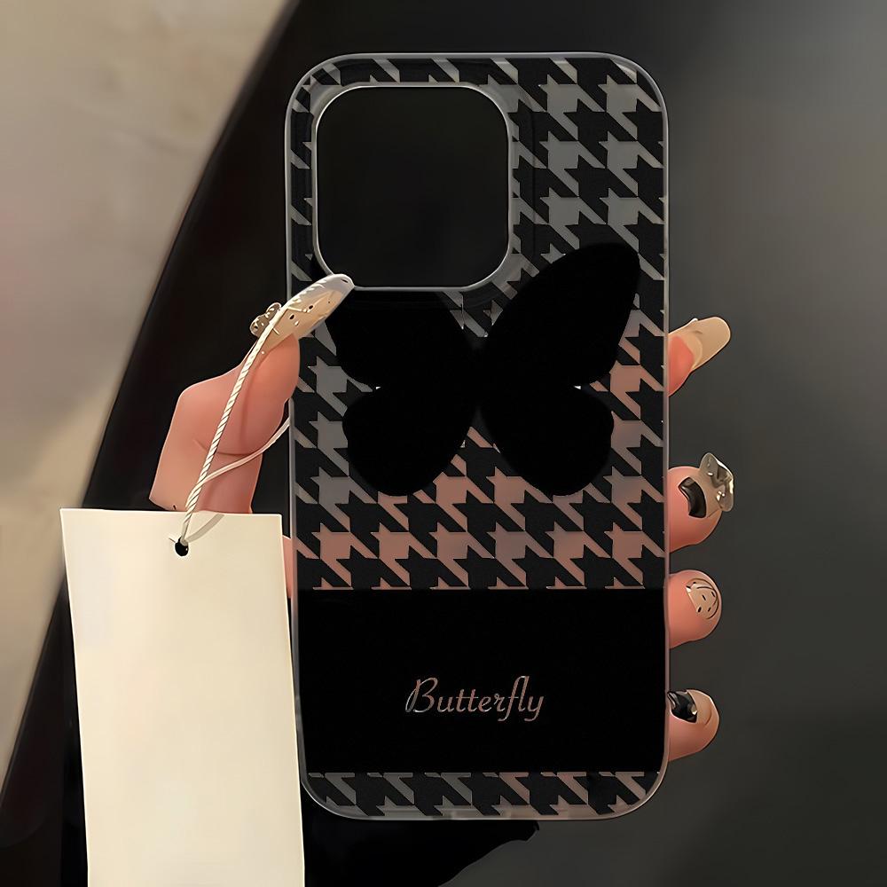 

Чехлы для мобильных телефонов iPhone 11 13 15 Pro Max 12 14 Pro Max Чехол для iPhone 16 15 Plus 13 Pro 12 Матовая текстура с рисунком в виде мультяшных цветов iPhone 16 Pro Max чёрный