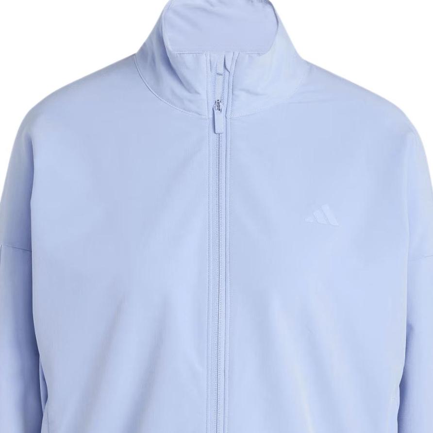 adidas Aeroready Tonal Jacket Pacer All Gym Series Long Sleeve Jacket Women Jackets Blue IX1702