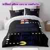 Copripiumino Morbido e Confortevole Anime PacMan, Set Biancheria da Letto per Bambini Regalo, Misura Extra Large, Varie Misure Disponibili