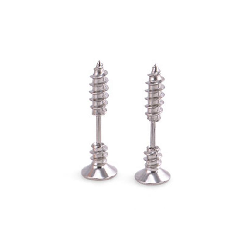 Newest 1 Pair Stainless Steel Cross Pendant Dangle Long Tassel Unisex Hoop Earrings Men/Women Punk Gothic Zircon Best Gifts