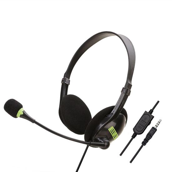 SY440 Telephone Headset Lossless Noise Reduction Breathable USB 3.5mm MIC Long Cable Call Center Headphone for Truck Driver Office