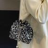 This Year's Popular Niche Design Sequined Bag Women's 2025 New Versatile Chain Messenger Bag Shoulder Bucket Bag