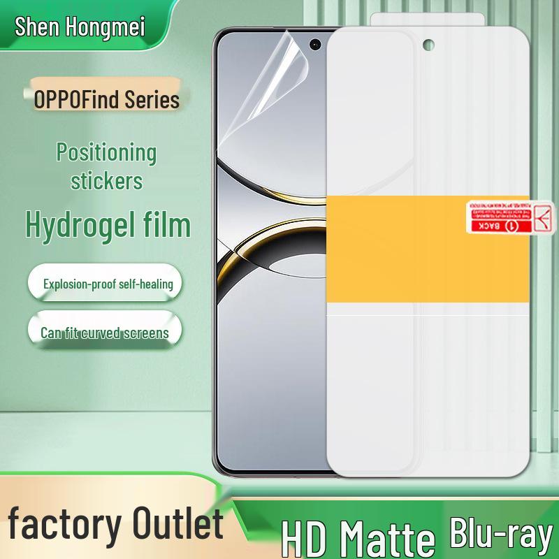 Compatible TPU Hydrogel Self-Healing Matte Film for Oppo Find X9 Pro/X8 Ultra