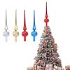 Christmas Finial Tree Toppers Ornament Plastic Construction Easy Installation Tree Star for Party Decoration