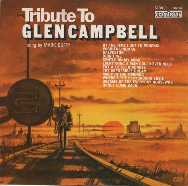 

LP Record MARK DUFFY (3) - Tribute To Glen Campbell 2870305 Contour 1973 UK Folk Used
