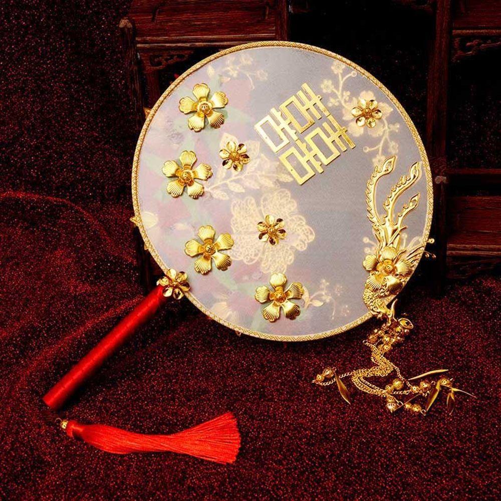 Prop Chinese Wedding Vintage Wedding Decorative Bouquet Fan Photography Ornaments Decor Craft