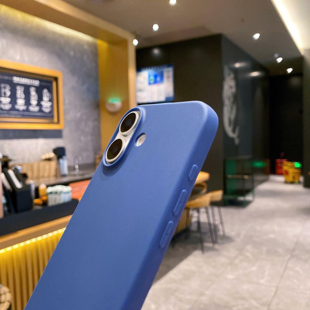 Für iPhone 16 TPU Handyhülle Matt Anti-Fingerabdruck Schutzhülle