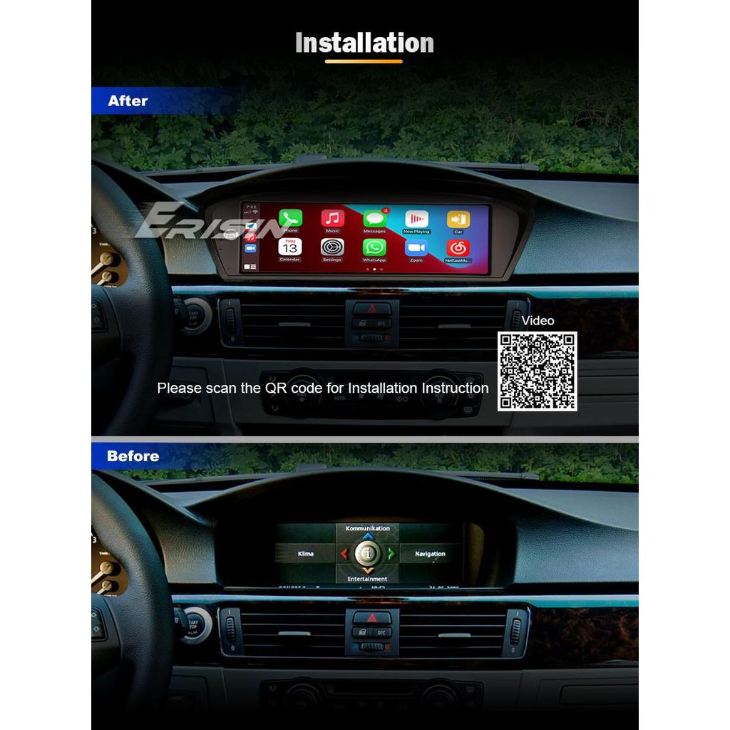 EU Stocks ES3360C Qualcomm Snapdragon Android 14 Car Stereo Dvd Gps for BMW CCC E90 E91 E92 E93 E60 E61 E63 CarPlay Car Radio