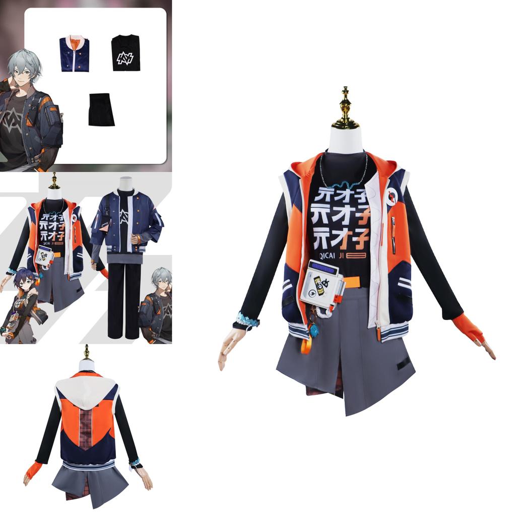 High-quality Polyester Anime Game Cosplay Costume Set