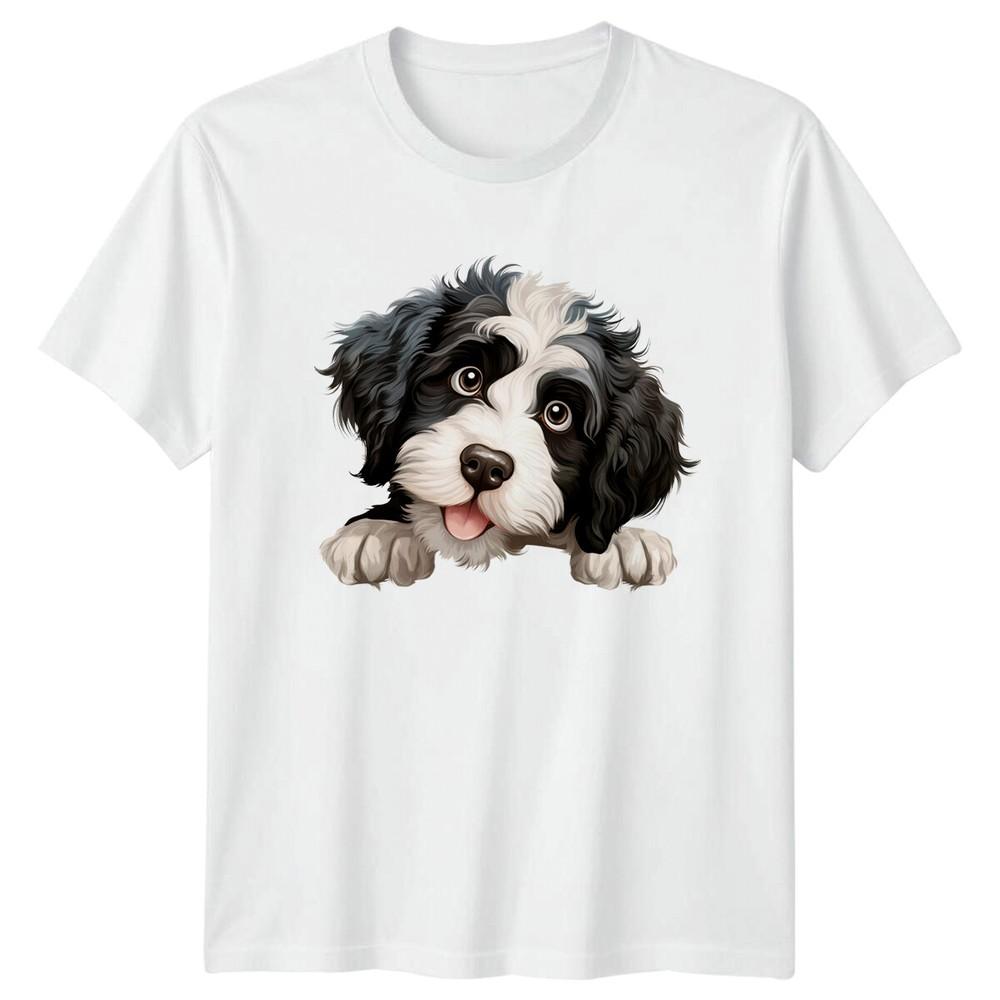 Cute Bernedoodle Puppy Dog Portrait Pet Breed TShirt S