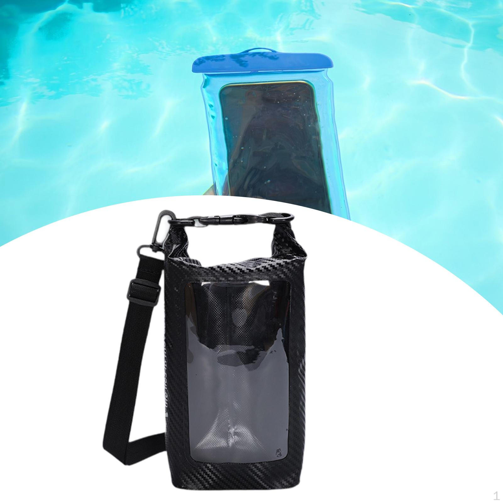 

Сухой мешок водонепроницаемый чехол для телефона 3л уличный мешок воздухонепроницаемый сворачивающийся верх дорожная сумка для плавания чёрный