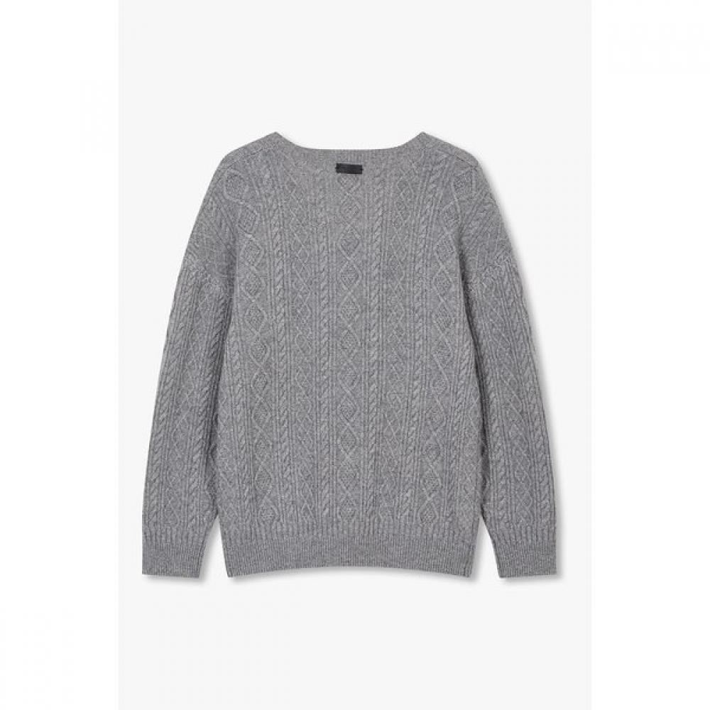 Tomboy Cable Knit V Neck pulloVer  9155452c04ar 