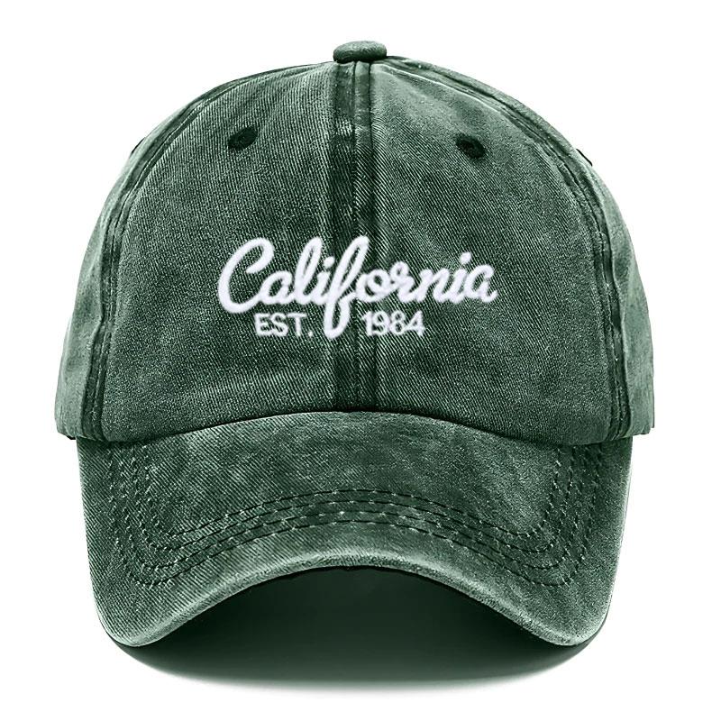 California Embroidered For Men And Women Vintage Washed Snapback Hat Casual Dad Hat For For Men And Women Fashion Street Stylewear Cotton Baseball