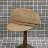 Summer Short Brim Pumpkin Hat Casual Sun Hat Newsboy Hat Duck Tongue Straw Hat Female Beret Octagonal Hat Tide