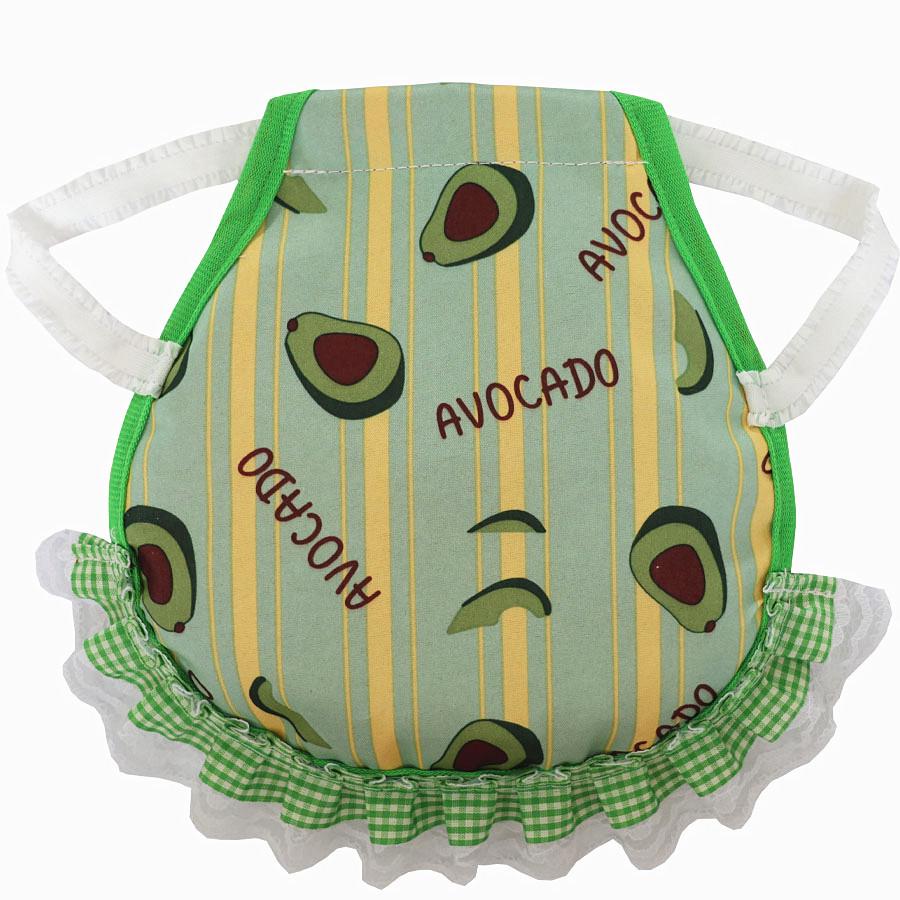 Dual-Layer Hen Saddle Apron with Feather and Back Protector