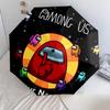 1 PC Automatic Folding Umbrella - Among Us Custom Name Pattern, Portable & Foldable Design with 8 Ribs, Christmas Birthday Gifts