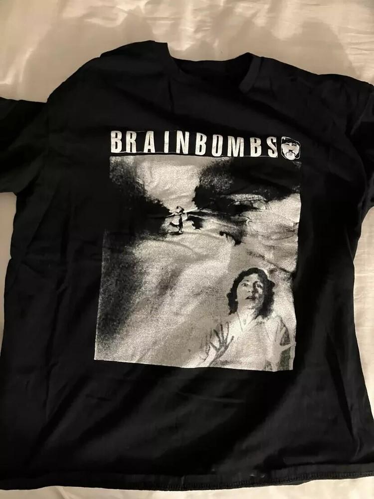 VTG Brainbombs Band Tour Concert Short Sleeve Black All Size T-Shirt Tops Tees Men's Women's