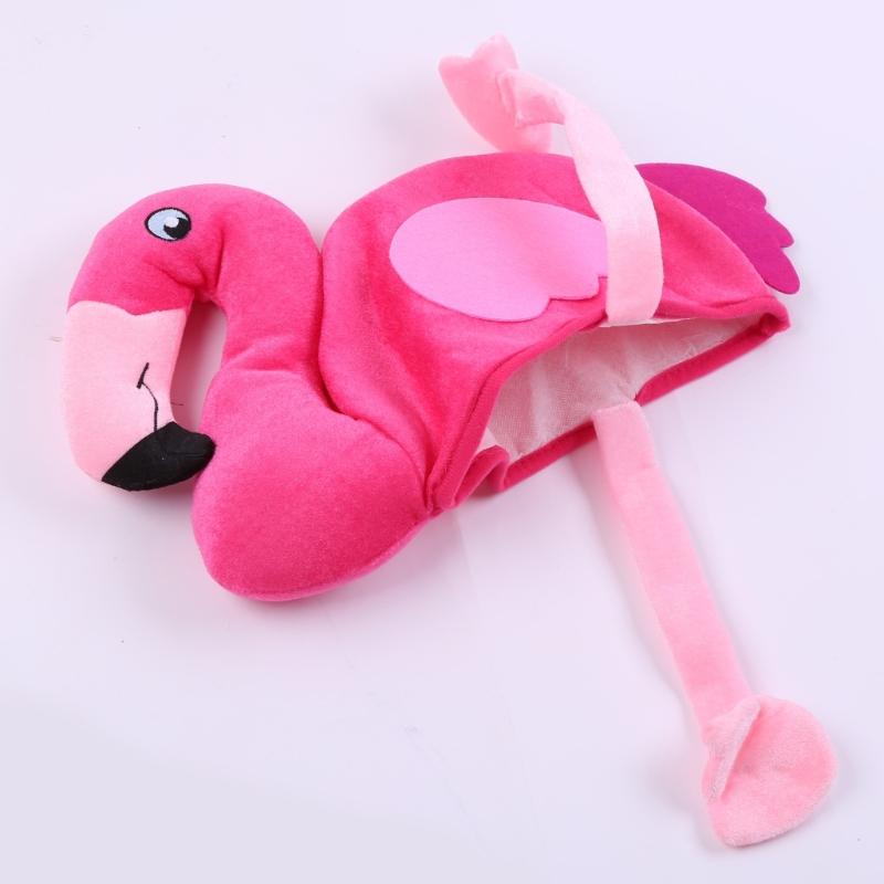 Halloween Funny Hat Flamingo Shape Hat Fun Crazy Hat Thanksgiving Day Bucket Hat Carnivals Party Cute Hat for Adult