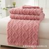 Single-layer Fleece Blanket Coral All-season Home Office Air Conditioner Pet Gift Small