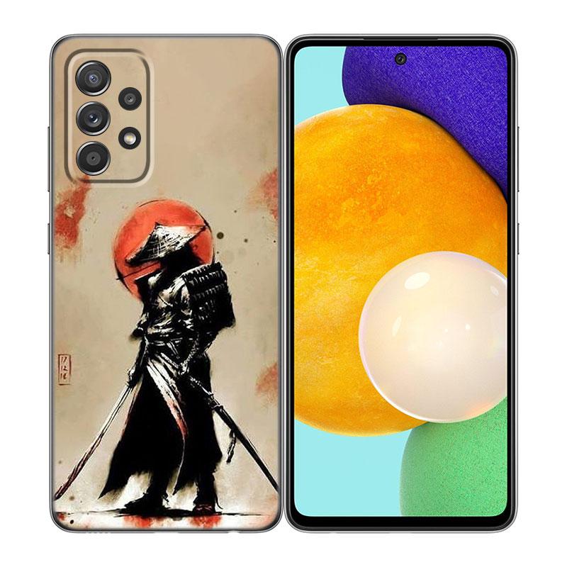 Japanese Samurai Art Phone Case For Samsung A04 A21 A30 A50 A52 S A13 A14 A22 A23 A32 A53 A73 5G A11 A12 A31 A33 A51 A70 A71 A72