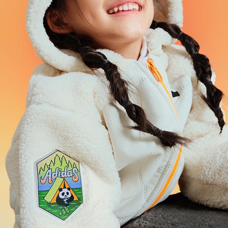Adidas Jackets & Coats Sportswear Wonder White Children Aged 3 7 Years Old JJ4951