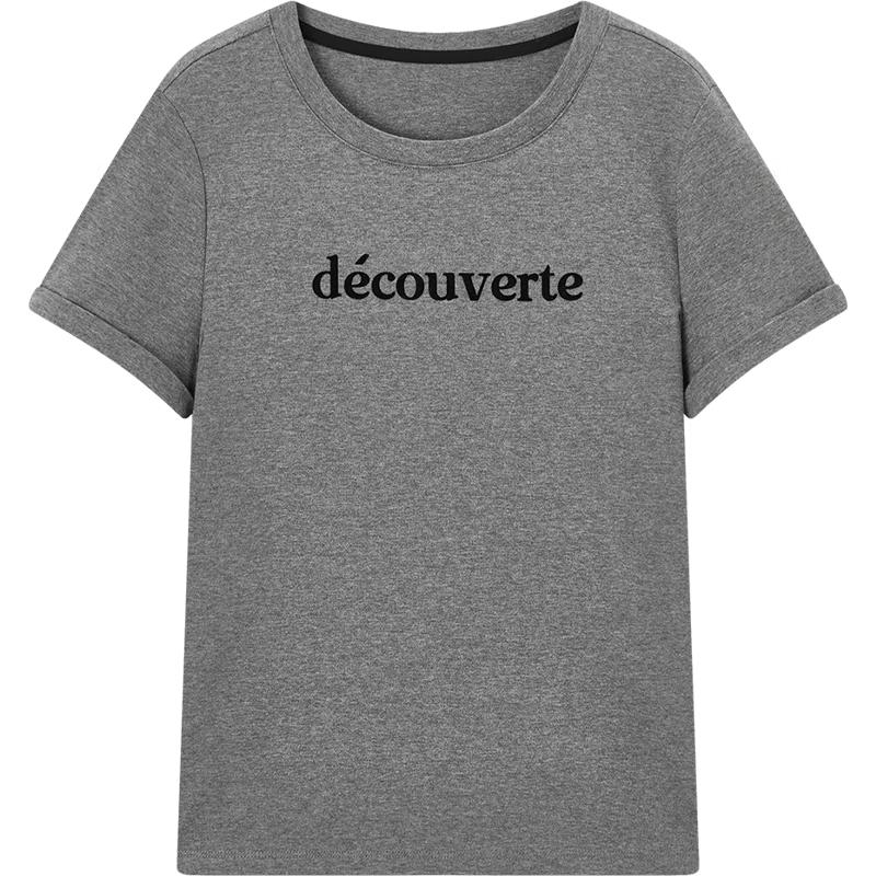 Aijutu Women s Letter Print Short Sleeve T-Shirt S
