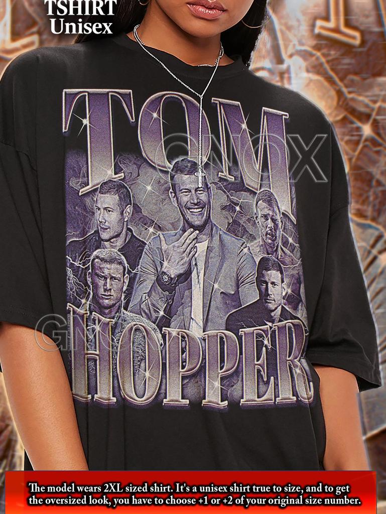 TOM HOPPER Shirt, Tom Hopper Tshirt, Tom Hopper Fan Tees, Tom Hopper Retro 90s Sweater, Tom Hopper Merch Gift #saf