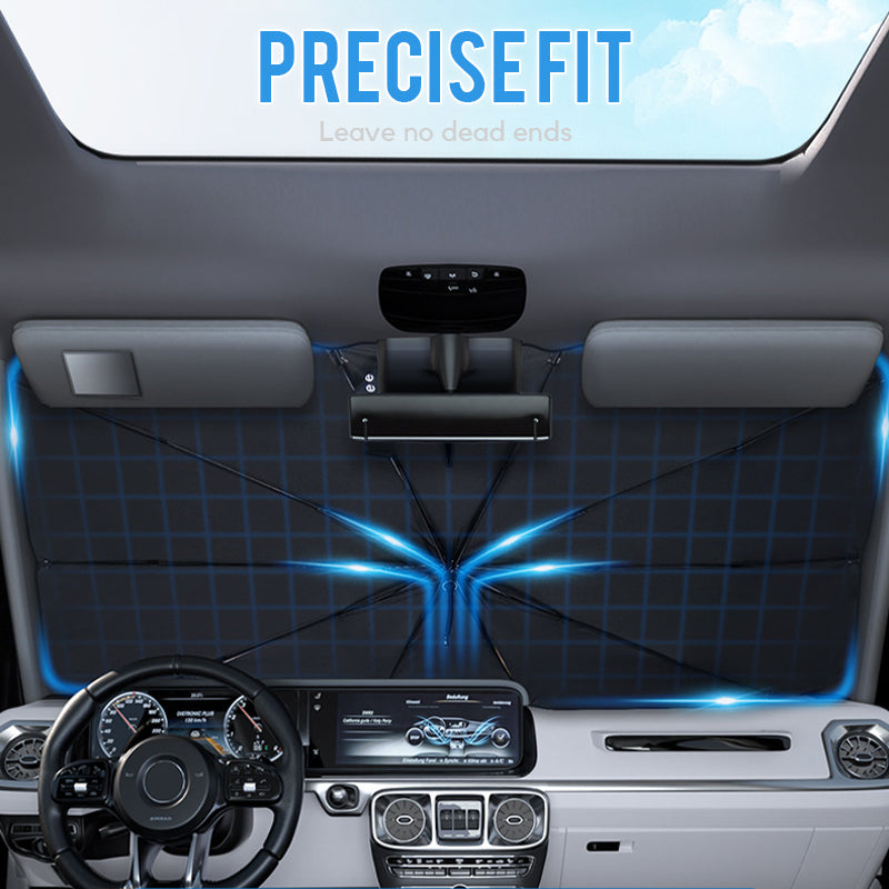 Auto-Sonnenschutz, Auto-Windschutzscheiben-Laser-Sonnenschutz, Auto-Sonnenschutz, einziehbarer Sonnenschutz, Wärmedämmung, Frontscheiben-Sonnenschirm