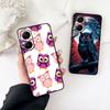 Cartoon Owl Bird Wallpaper Phone Cover for Samsung Galaxy A06 A05 A14 A50 A51 A52 A12 A13 A23 A70 A07 A25 A26 A72 A56 Case