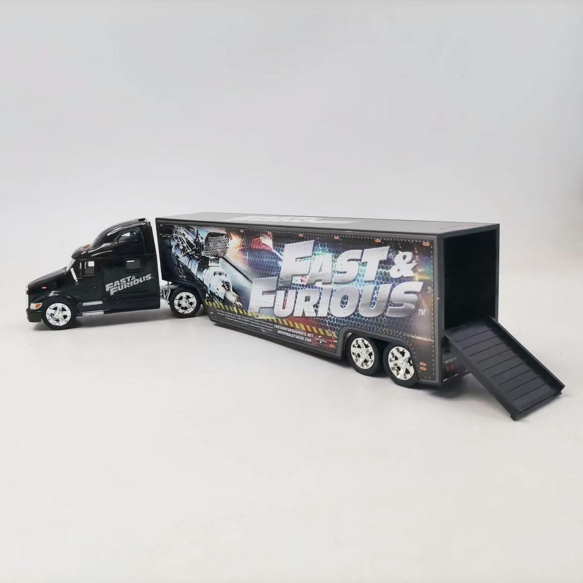 

JADA 1:64 Peterbilt Model 387 Hauler Truck Alloy Car Diecasts & Toy Vehicles Car Model Miniature Scale Model Car For Children