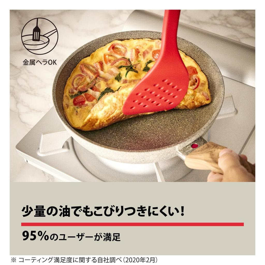 Ballarini Frying Pan 26cm Made In For Gas Fire Only Granitium 5 Layer Coating Japanese Olbia "Olbia Italy" [Authorized Product] Z1032-040
