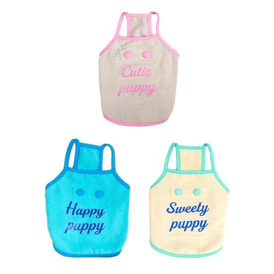 Dog Cooling Vest for Small Medium Dogs Soft Breathable Summer Dog Outfits Cute Spaghetti Strap Sleeveless Puppy Clothes
