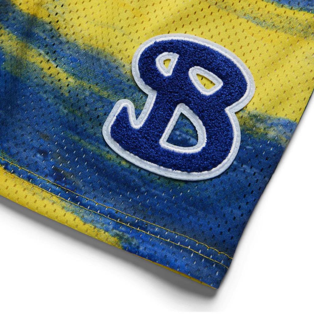 BKTSQD Men's Trendy Oil Painting Style Quick-Dry Sports Shorts