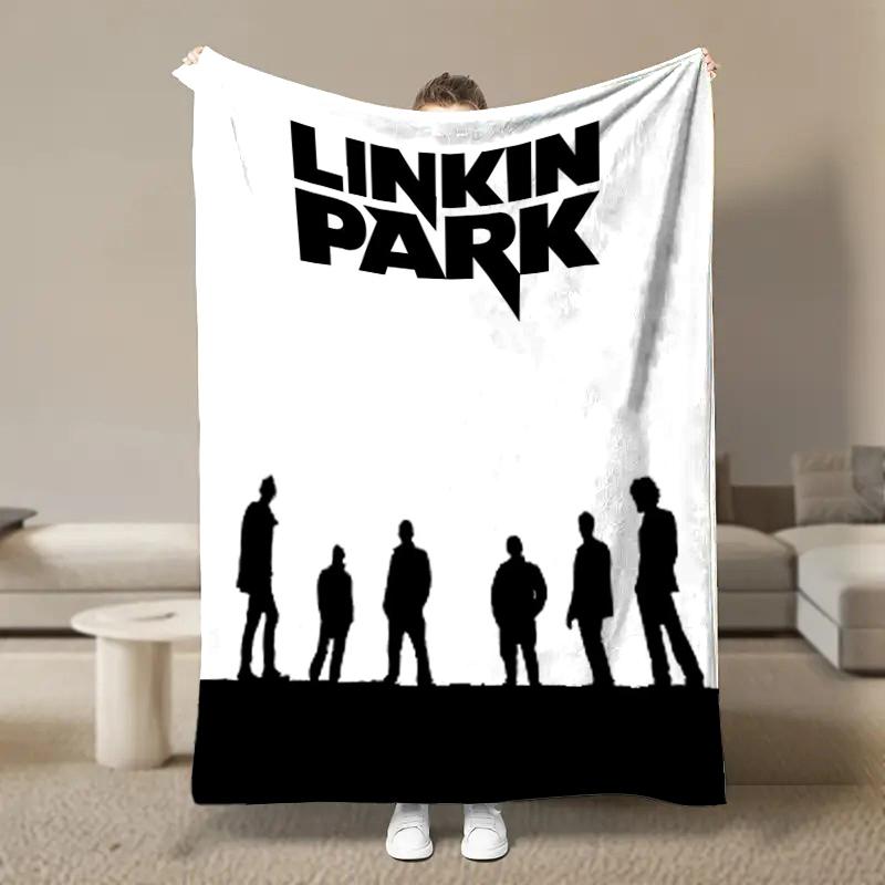 Rock Band L-Linkin Cool P-Park Blanket Soft Fluffy Throw Luxury Blanket Throw Kid Adult Sofa Bed Blanket Cover Travel Throw Gift