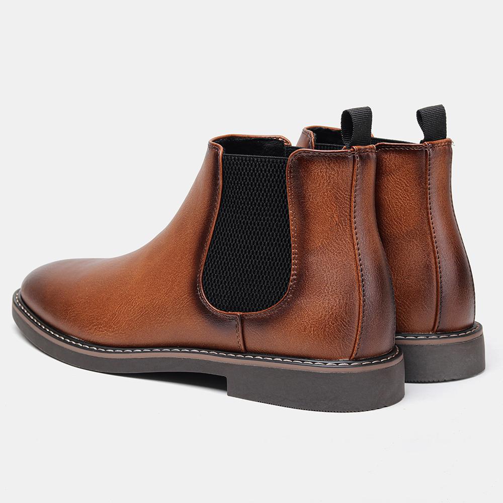 Boots Men Brand Comfortable 2026 Fashion Boots Leather