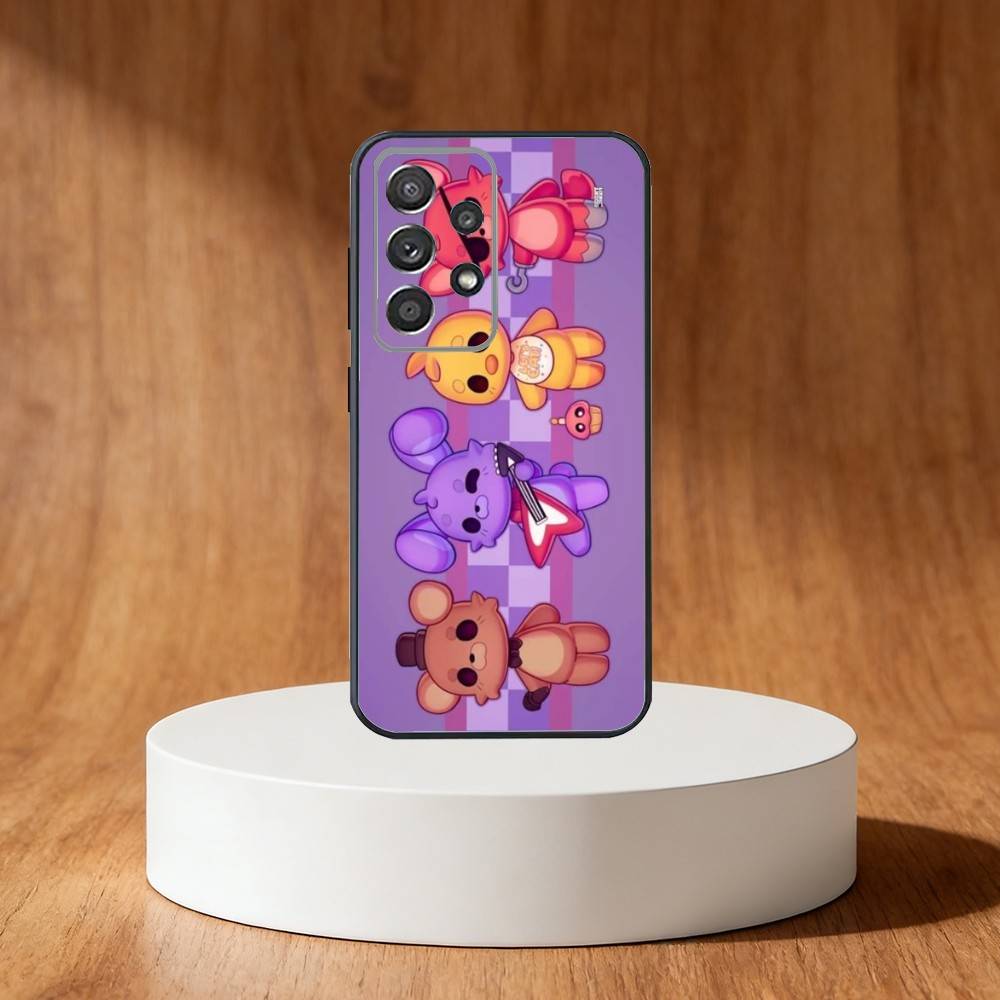 Five Nights At F-Freddys F-Fnaf Phone Case For Samsung S25,S24,S21,S22,S23,S30,Ultra,S20,Plus,Fe,Note,10,9,5G Black Cover
