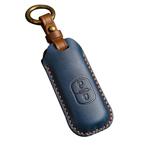 

[YANMW] Совместим с чехлом для ключа Mazda, чехлом для смарт-ключа, держателем для ключей, кожаным чехлом для ключа, Mazda CX5 CX4 CX3 CX7 CX8 CX9 RX8 Axela Atenza Demio Advan